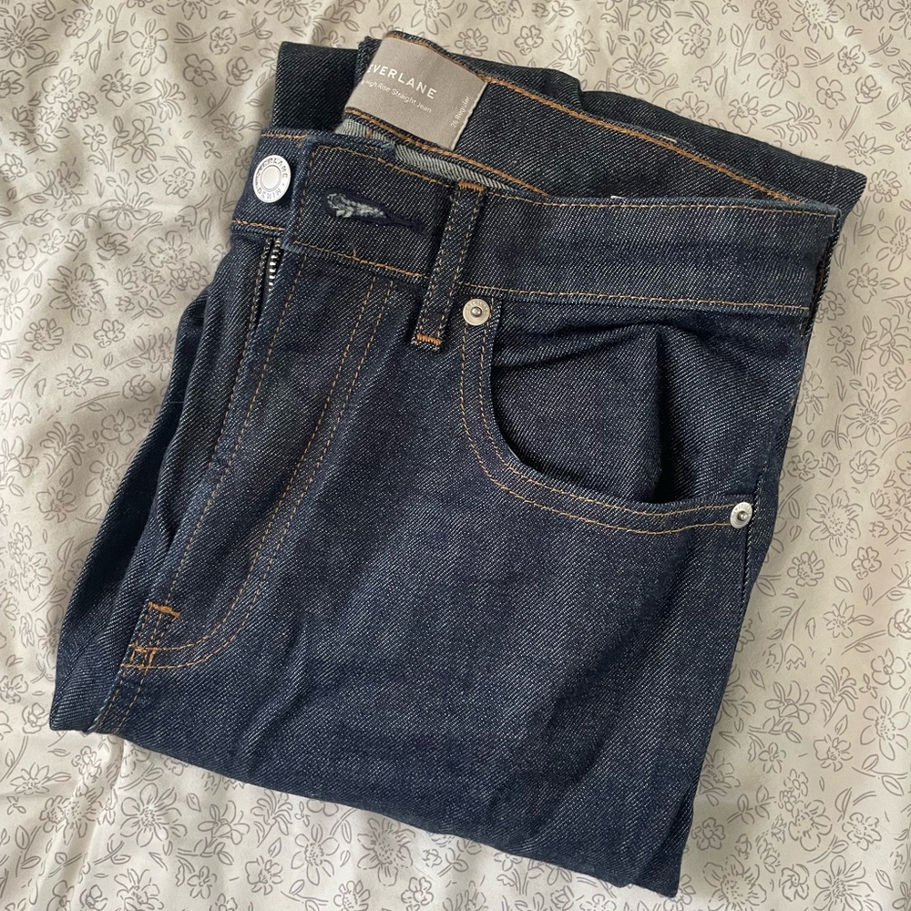 Everlane Dark Blue Jeans